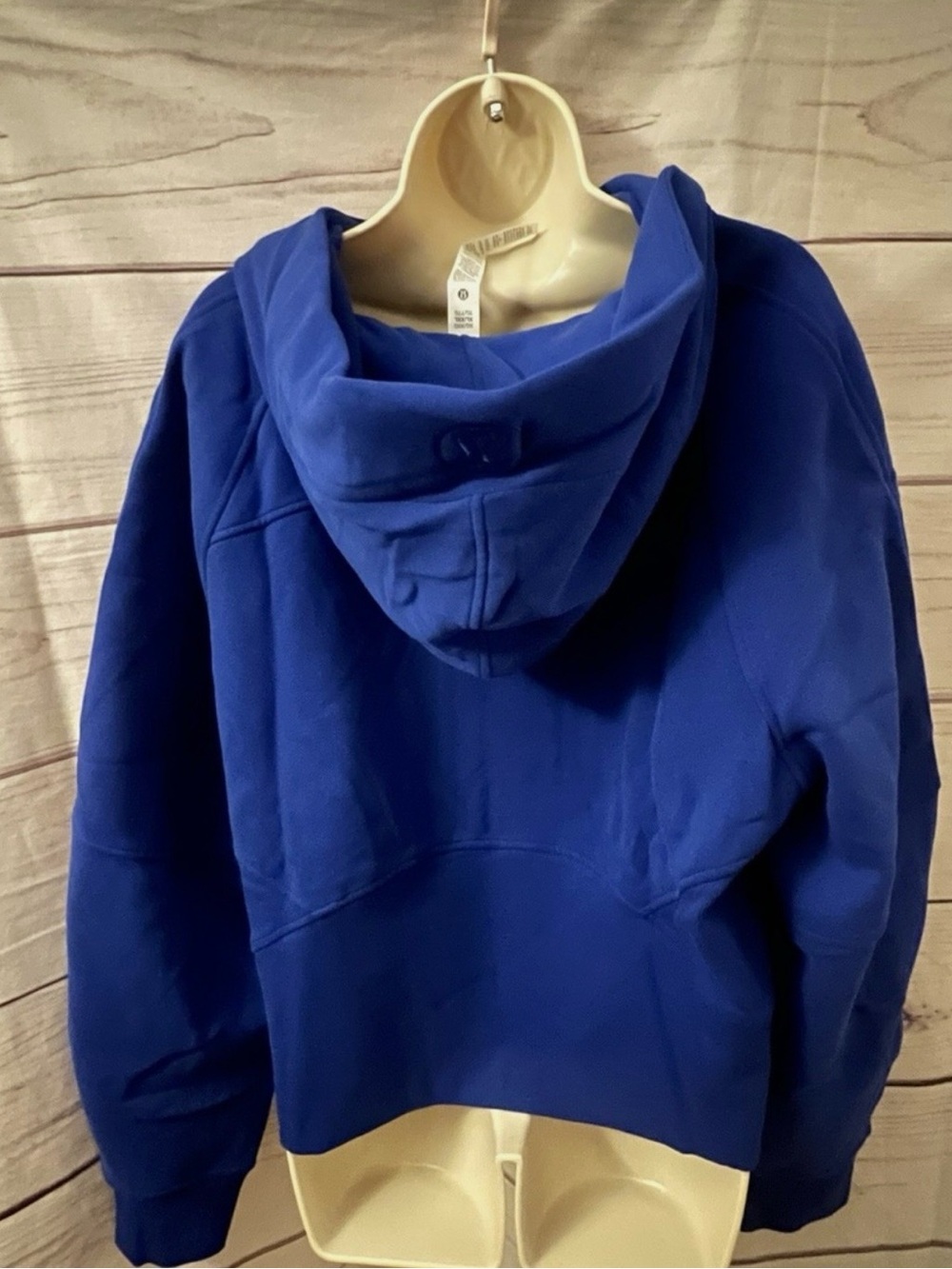 NWT Women's lululemon Buffalo Bills Scuba Oversized Half-Zip Hoodie Cobalt XS/S - Picture 5 of 9